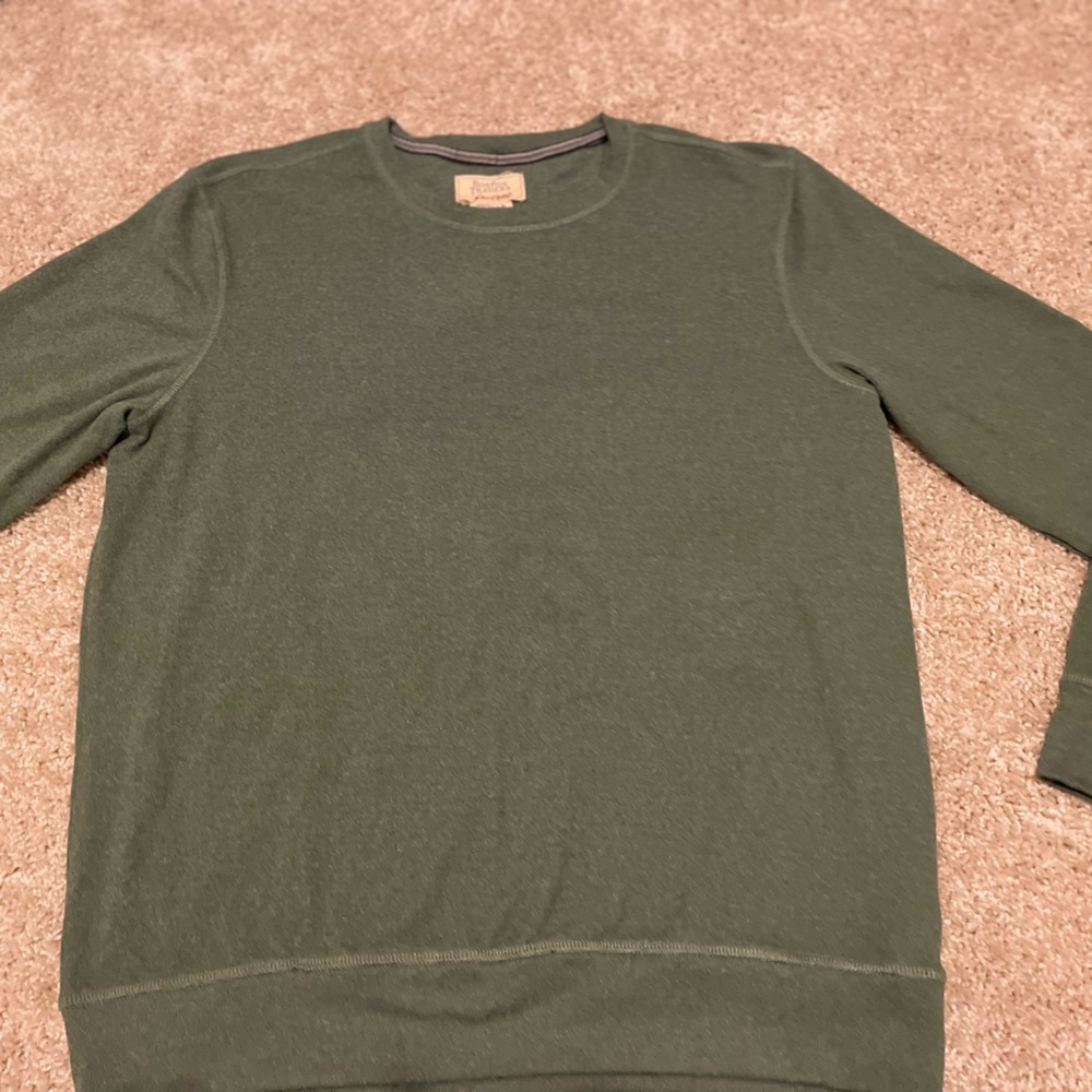Boston Traders Green Men's Sweater Super Soft Size Medium